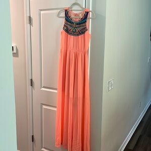 Bright Pink Maxi Dress